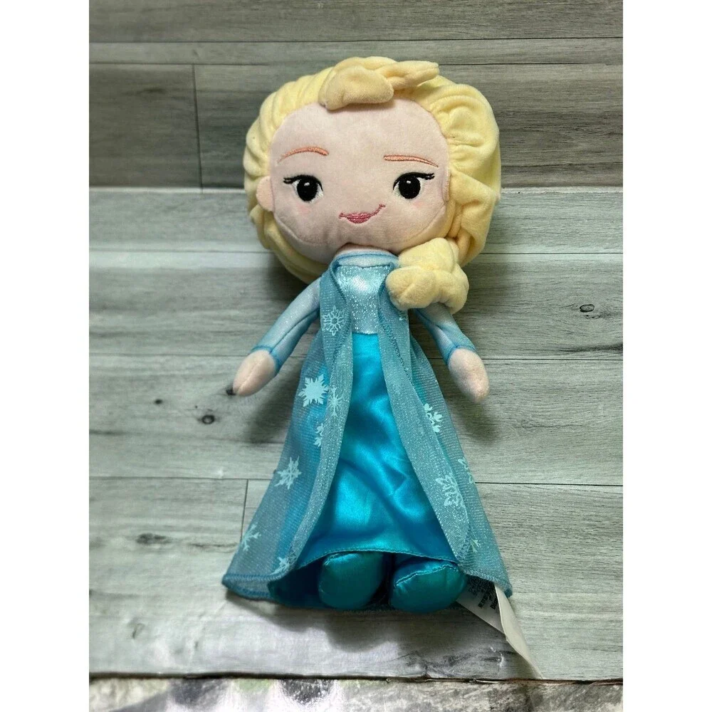 Disney Plush Princess Doll in Yellow Hair and Teal Dress